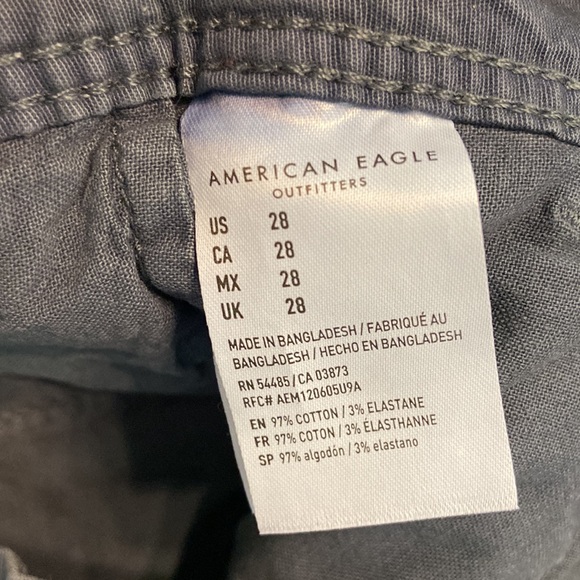 American Eagle Man Shorts size 28 brand new with tag inseam 9” two front pockets - Picture 6 of 8